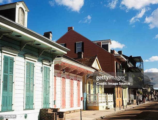 new orleans street - new orleans architecture stock pictures, royalty-free photos & images