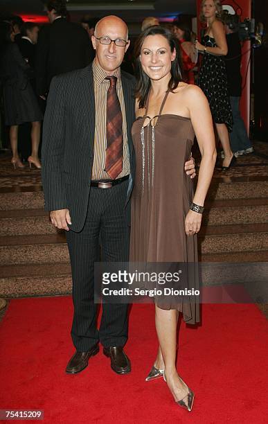 Renee Brack and Tony Jaggs attend The Music for Children Ball 2007 at the Four Seasons Hotel on July 14, 2007 in Sydney, Australia.