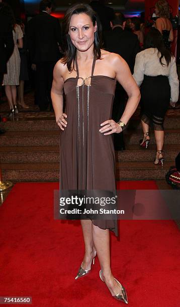 Renee Brack attends the Music for Children Ball 2007 at the Four Seasons Hotel on July 14, 2007 in Sydney, Australia.