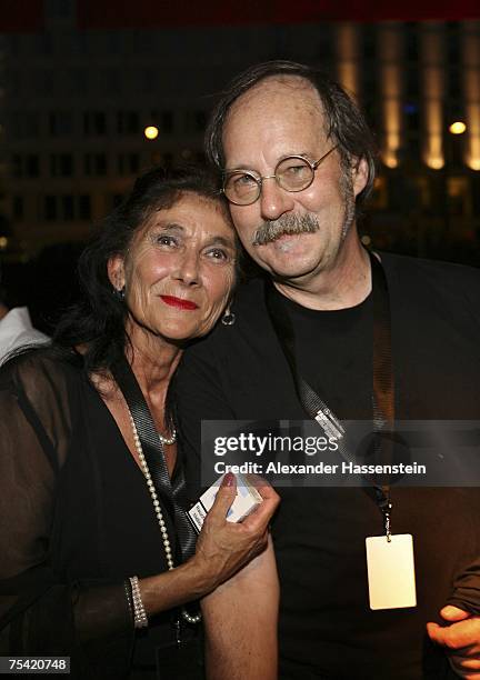 Rosie and Siegfried Michalsky, partents of Designer Michael Michalsky, attend the Michalsky after party during the Mercedes-Benz Fashion Week Berlin...