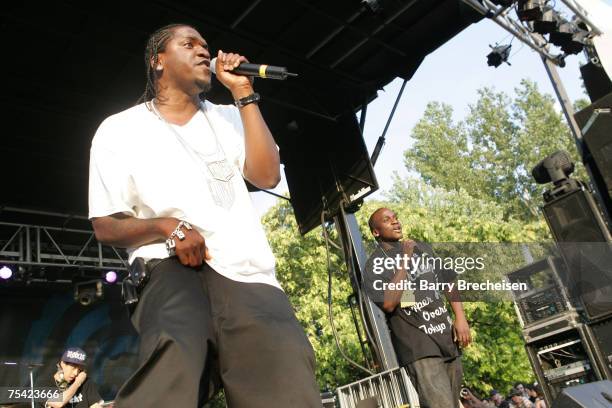 Clipse during Day 2 of the 2007 Pitckfork Music Festival in Union Park on July 14, 2007 in Chicago, Illinois.