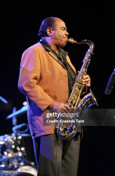 Benny Golson in concert during the North Sea Jazz Festival at Ahoy' in Rotterdam, The Netherlands July 14, 2007.