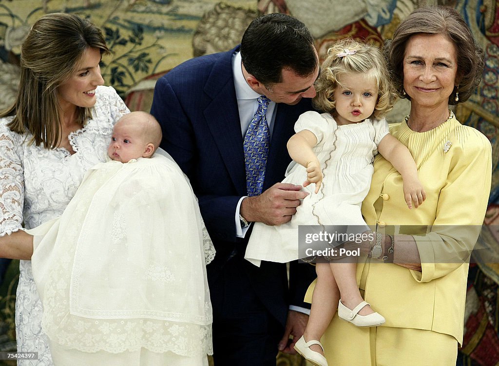 Baptism Of Princess Sofia Of Spain