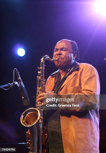 Benny Golson in concert during the North Sea Jazz Festival at Ahoy' in Rotterdam, The Netherlands July 14, 2007.