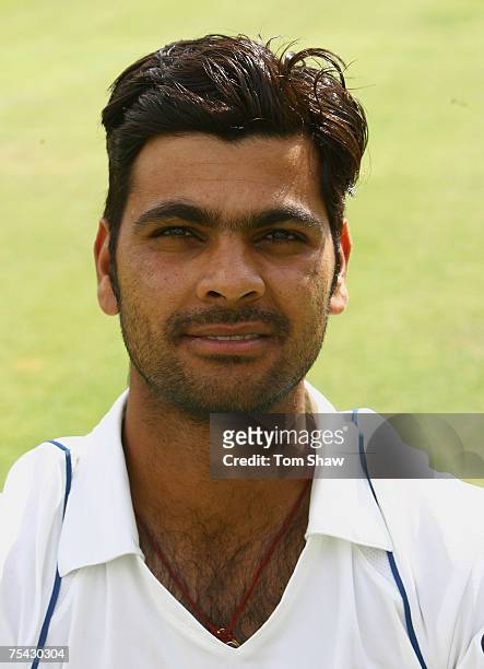 Rudra Pratap Singh during day 2 of the tour match between England Lions and India at the County Ground on July 14, 2007 in Chelmsford, England.