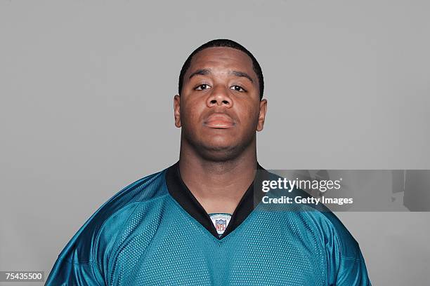 Byron Leftwich of the Jacksonville Jaguars poses for his 2007 NFL headshot at photo day in Jacksonville, Florida.