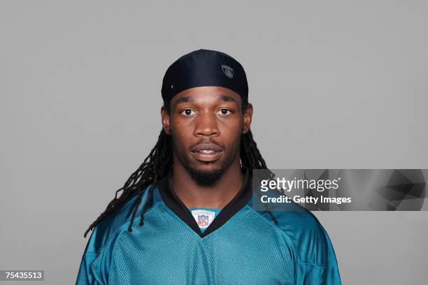Rashean Mathis of the Jacksonville Jaguars poses for his 2007 NFL headshot at photo day in Jacksonville, Florida.