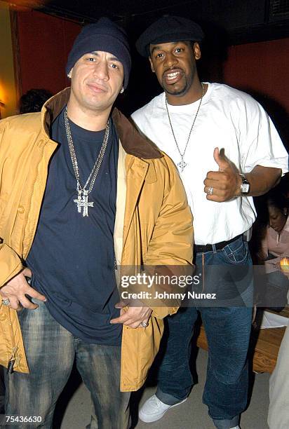 Kid Capri with Donovan McNabb of the Phildelphia Eagles