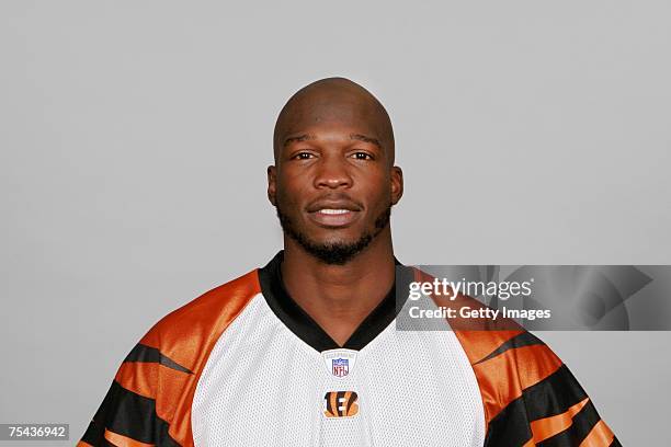 Chad Johnson of the Cincinnati Bengals poses for his 2007 NFL headshot at photo day in Cincinnati, Ohio.