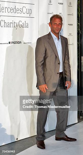 Thomas Muster attends The Laureus Charity Gala at the Mercedes Museum Museum on July 16, 2007 in Stuttgart, Germany.