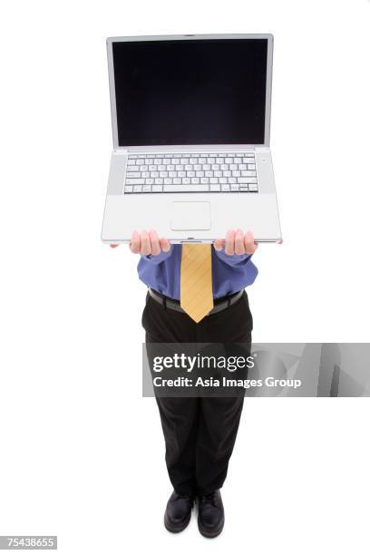 177 Holding A Computer Over Face Stock Photos, High-Res Pictures, and ...