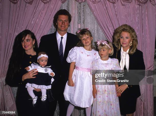 Kyle Richards and Daughter Farrah, Rick Hilton, Paris Hilton, Nicky Hilton, and Kathy Hilton