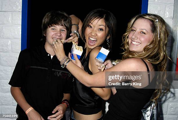 Devon Werkheiser, Brenda Song and Ashley Tisdale