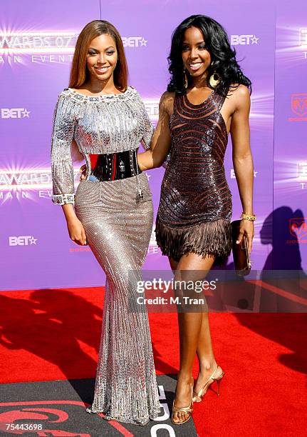 Beyonce and Kelly Rowland of Destiny's Child