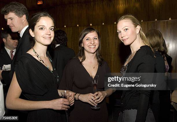 Katherine Wheelock, Genevieve Roth and Sarah Wynter