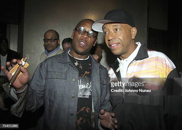 Andre Harrell and Russell Simmons