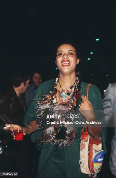 1970s: Diahnne Abbott enjoys a night on the town circa the mid-1970s in New York, New York.