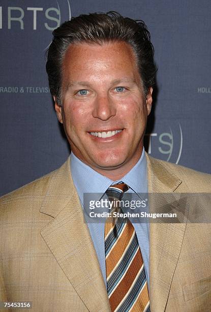Panelist Ross Levinsohn attends the Hollywood Radio & Television Society "State of the Industry" Newsmaker Luncheon at the Regent Beverly Wilshire on...