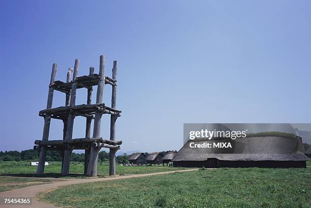 sannai maruyama site - aomori - fotografias e filmes do acervo