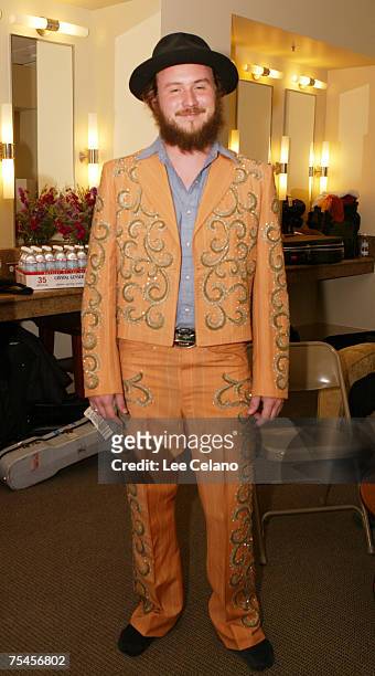 Jim James of My Morning Jacket in a Nudie suit