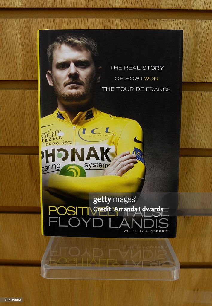 Floyd Landis Signs Copies Of "Positively False"