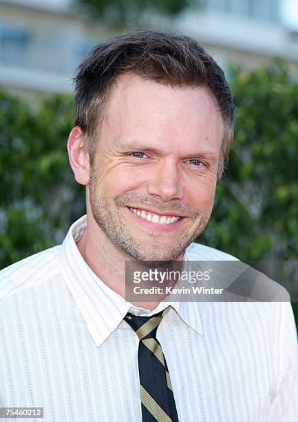 Actor/TV Host Joel McHale arrives to the NBC All-Star Party held during the 2007 Summer Television Critics Association Press Tour at the Beverly...
