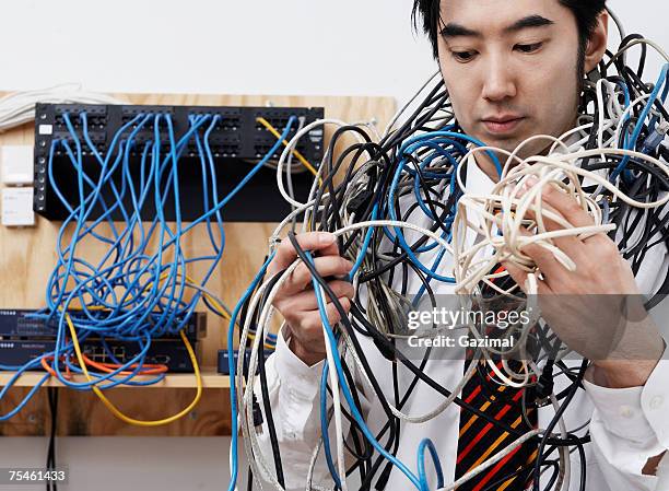 Tangled Computer Management 383 Tangled Computer Wires Stock Photos, High-Res Pictures, and Images ...