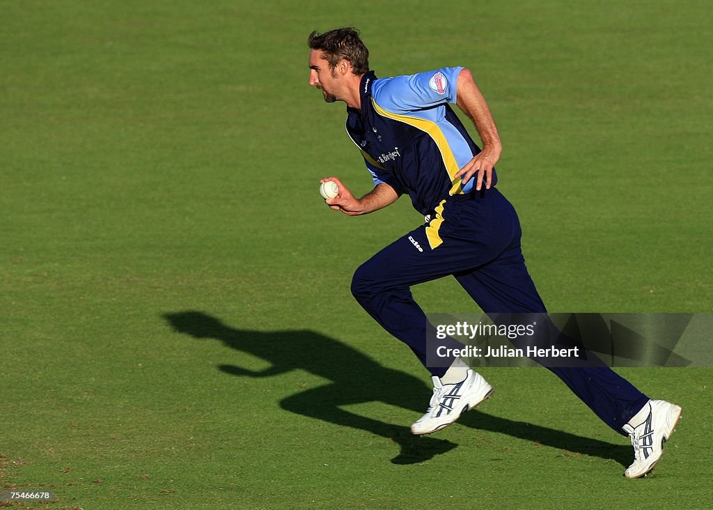 Twenty20 Cup quarter-final match between Sussex Sharks and Yorkshire Phoenix