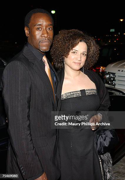 Don Cheadle and wife Bridget