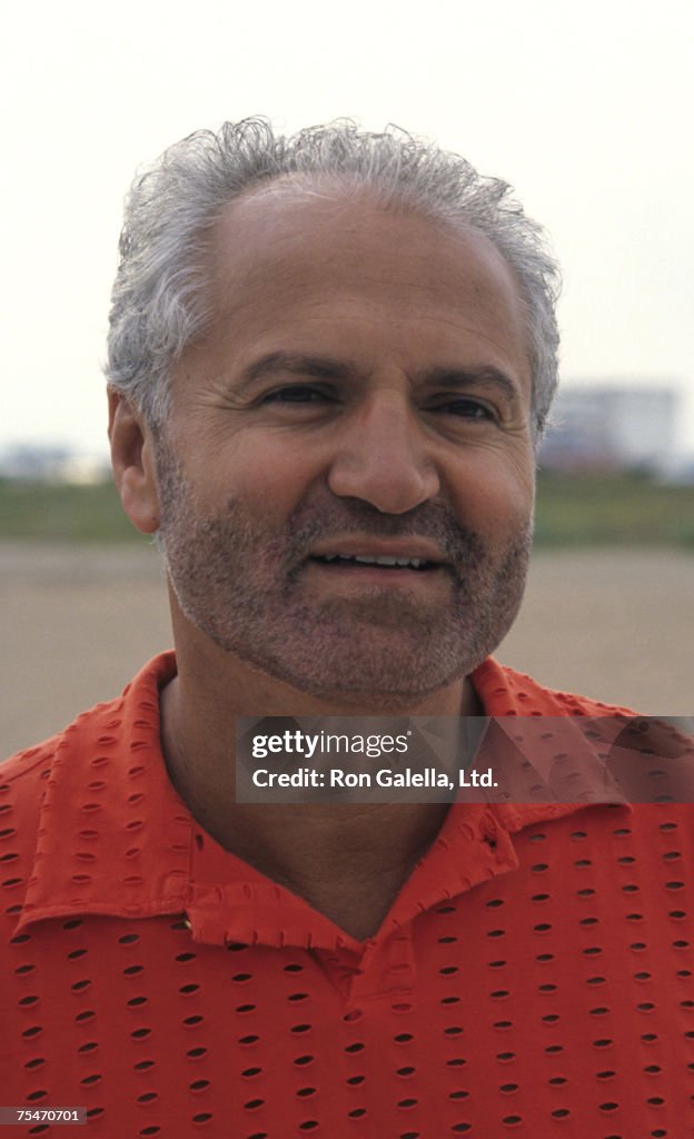 Gianni Versace Visits "The Today Show" - May 19, 1994