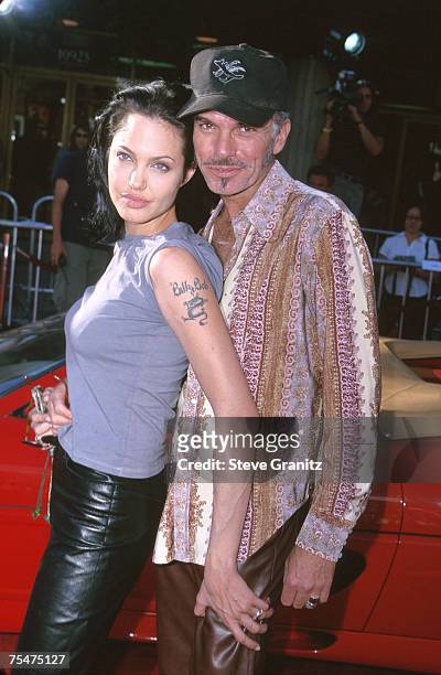 Billy Bob Thornton & Angelina Jolie at the National Theater in Westwood, California