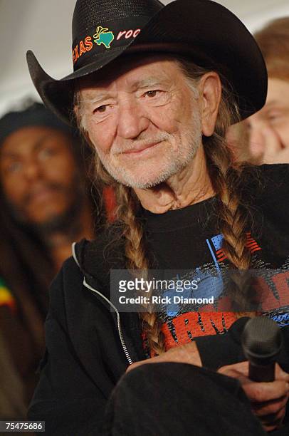 Willie Nelson at the Tweeter Center at the Waterfront in Camden, New Jersey