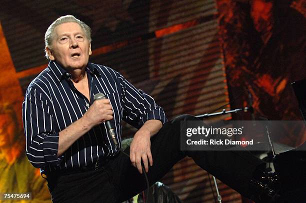 Jerry Lee Lewis at the Tweeter Center at the Waterfront in Camden, New Jersey