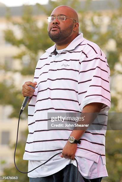 Gift of Gab of Blackalicious at the Downtown Los Angeles in Los Angeles, California
