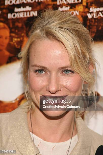 Naomi Watts at the "Infamous" New York Premiere - Inside Arrivals at Director's Guild Theater at 110 West 57th Street in New York City, New York.