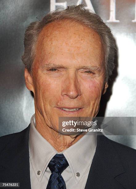 Clint Eastwood at the Academy Theatre in Beverly Hills, California