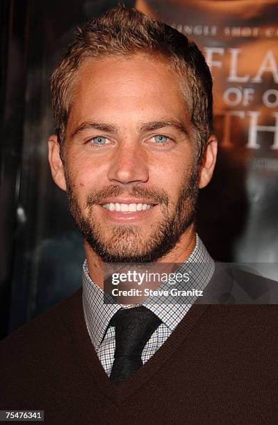 Paul Walker at the Academy Theatre in Beverly Hills, California