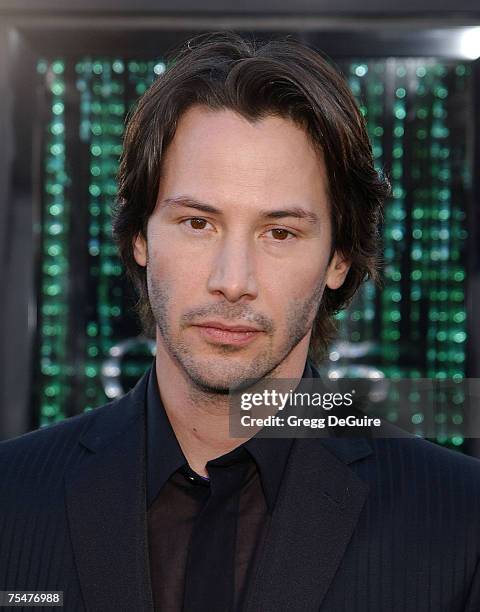 Keanu Reeves at the Mann Village Theatre in Westwood, California