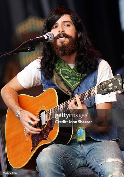 Devendra Banhart at the Shoreline Amphitheatre in Mountain View, California