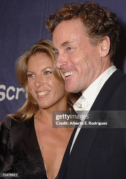 John C. McGinley and Nichole Kessler. At the Esquire House in Beverly Hills, California