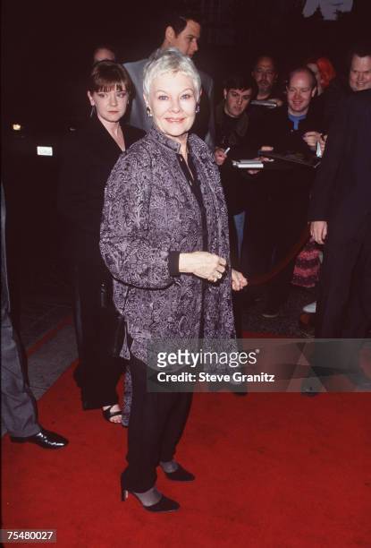 Judi Dench at the Beverly Wilshire Hotel in Beverly Hills, California