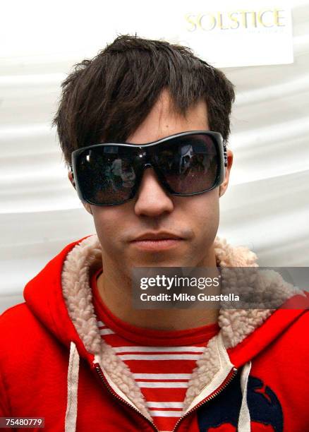 Pete Wentz of Fall Out Boy in Diesel 0054/s at the The Shrine Auditorium in Los Angeles, California