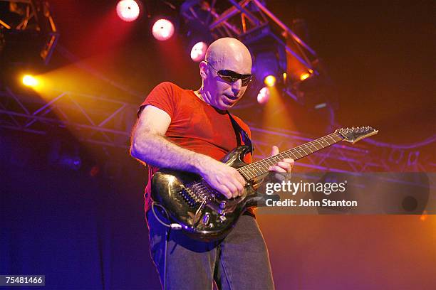 Joe Satriani at the Hordern Pavillion, Sydney in Sydney, Australia.