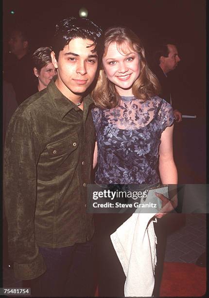 Wilmer Valderrama and Ariana Richards at the Paramount Pictures in Hollywood, California