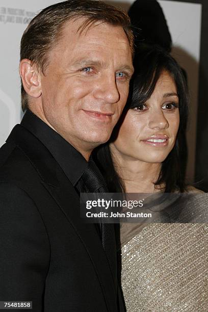 Daniel Craig and Satsuki Mitchell at the State Theatre,Sydney in Sydney, Australia.