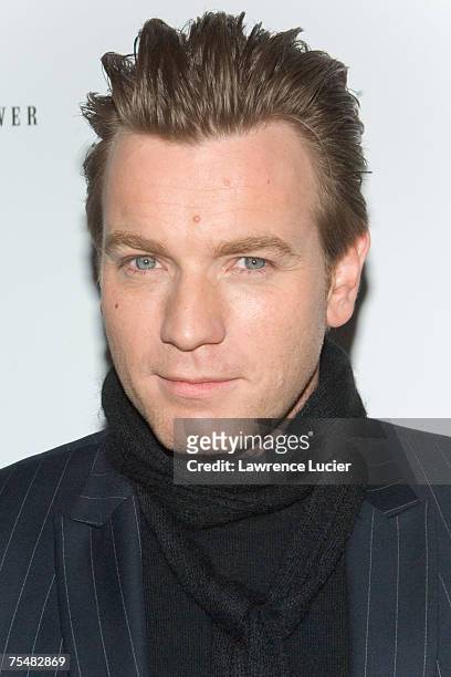 Ewan MacGregor at the "Miss Potter" New York Premiere - Inside Arrivals at DGA Theater in New York City, New York.