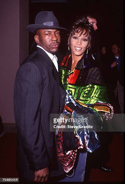 Whitney Houston & Bobby Brown at the Beverly Hills Hotel in Beverly Hills, California