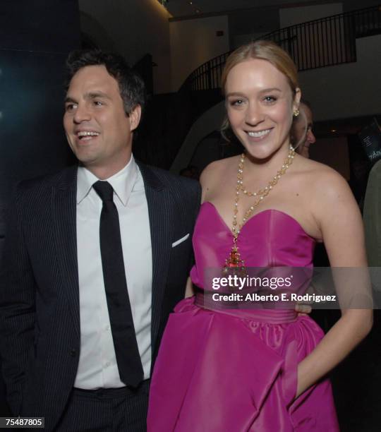 Mark Ruffalo and Chloe Sovigny at the Paramount Studios in Hollywood, California