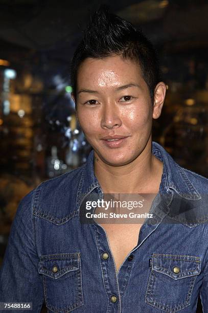 Jenny Shimizu at the Mann's Chinese Theatre in Hollywood, California