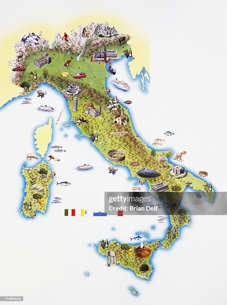 Map of Italy